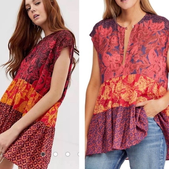 Free People Boho Gotta Have You Tunic Top - Picture 2 of 4